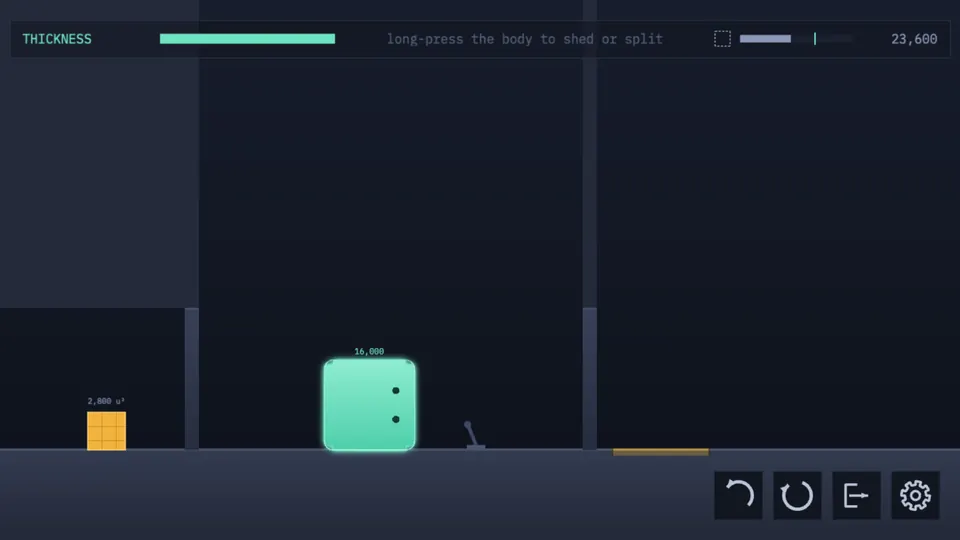 The block between a lever and a crate